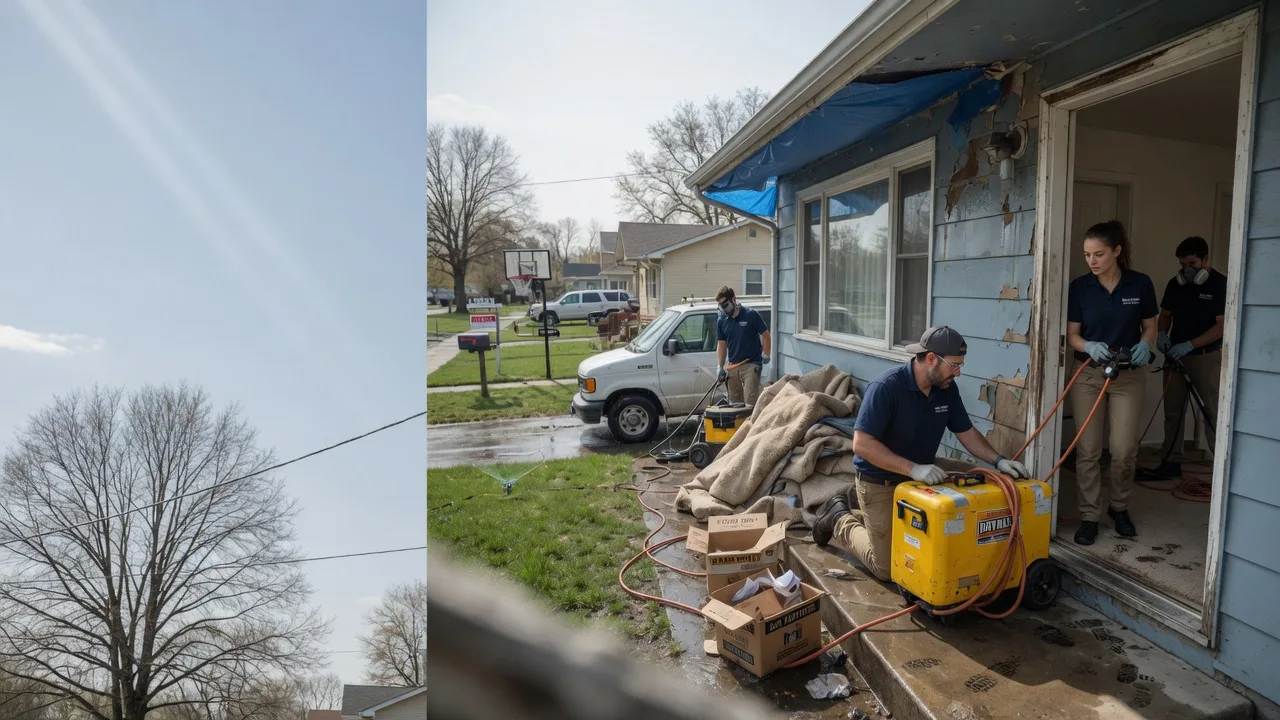 Basement Flood Cleanup in Heidrick, KY near me